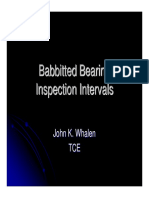 Babbited Bearing Inspection John Whalen