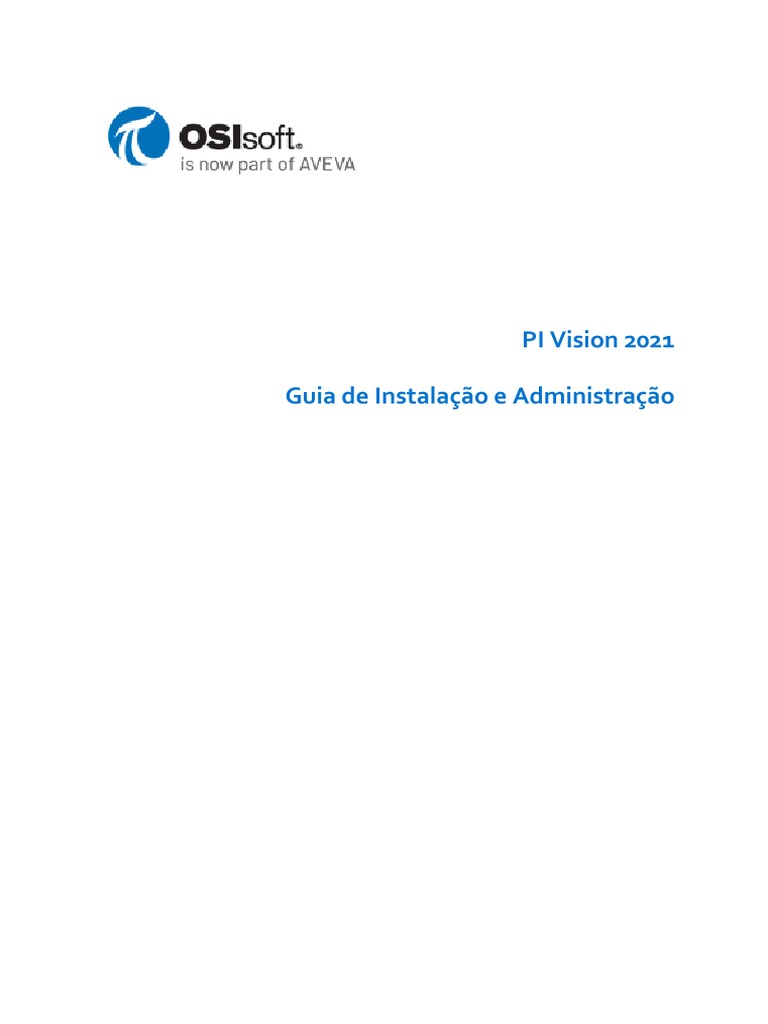 PI Vision 2021 Installation and Administration Guide PT | PDF ...