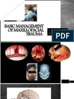 Basic Management of - Maxillofacial Trauma1