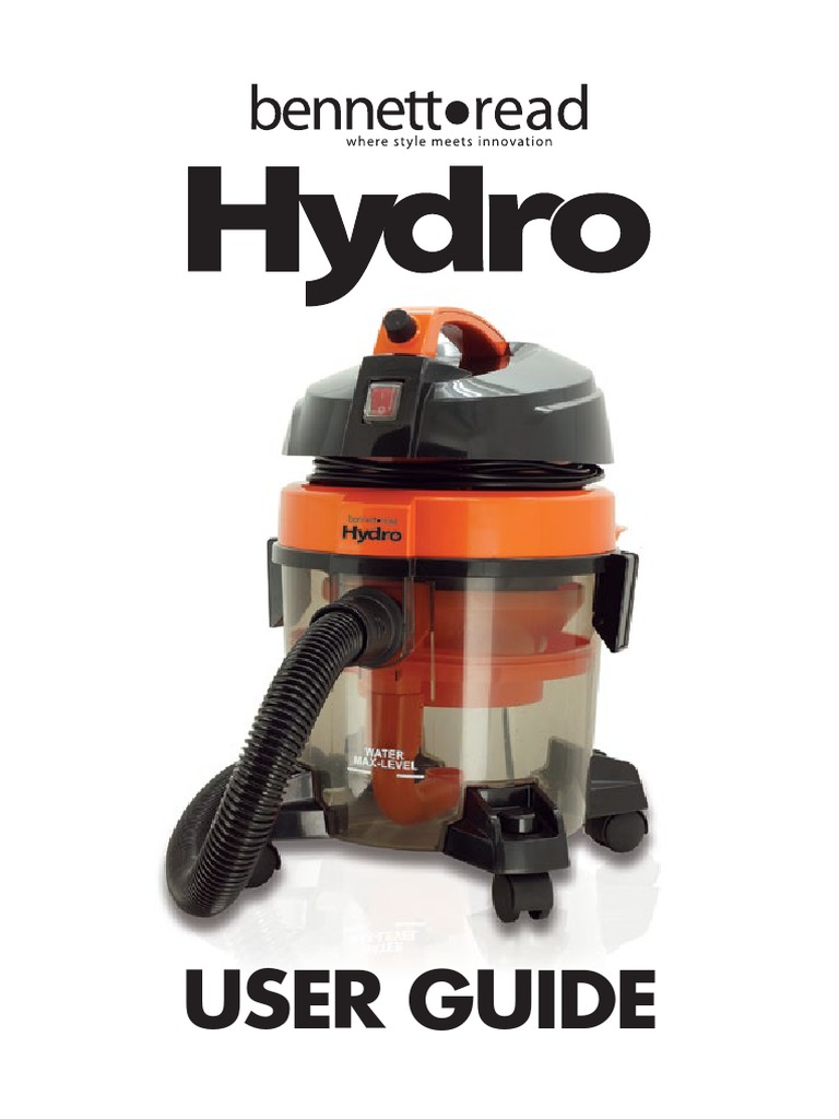 Read Hydro User Guide PDF Vacuum Cleaner Filtration