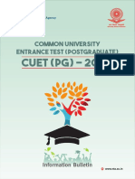 CUET (PG) - 2022: Common University Entrance Test (Postgraduate)
