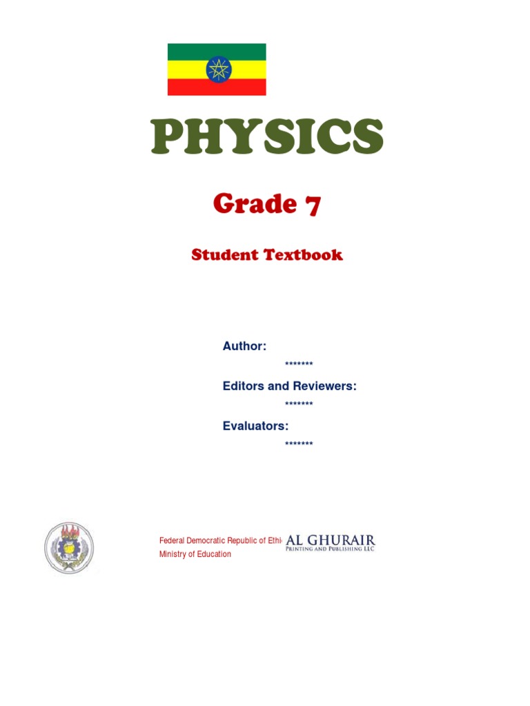 Grade 7 Physics Textbook | PDF | Euclidean Vector | Physics