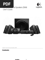 Download Logitech z906 Service Manual English by Ivaylo Djounov SN57516222 doc pdf