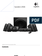 Logitech z906 Service Manual English