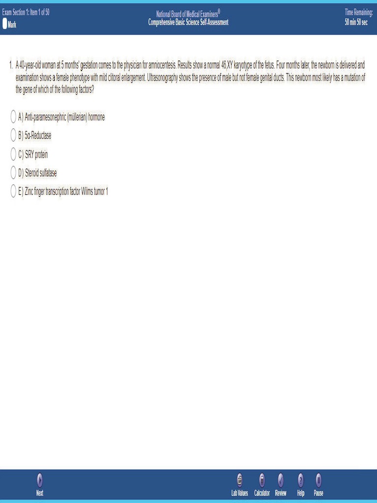 NBME 27 BLOCK 1 4 No Answers Version MedicalBooksVN Com PDF