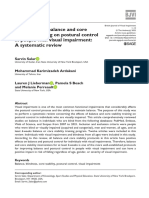 The Effects of Balance and Core Stability Training On Postural Control in People With Visual Impairment: A Systematic Review