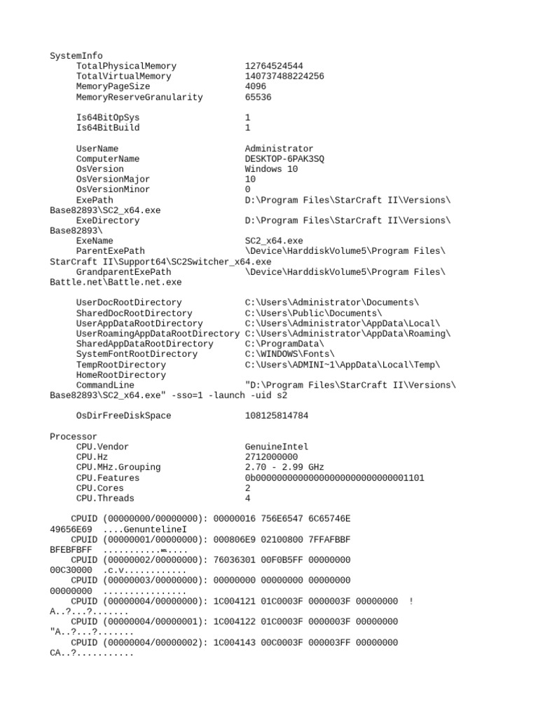 2021-01-02 12.17.17 SystemInfo | PDF | Computing | Central Processing Unit