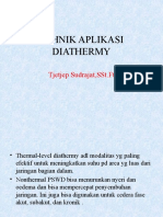 Tehnik Aplikasi Diathermy