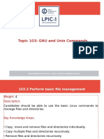 Préparation À L'examen LPI101: Topic 103: GNU and Unix Commands