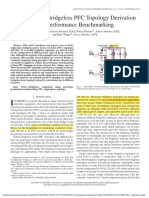 Single-Phase Bridgeless PFC Topology Derivation and Performance Benchmarking