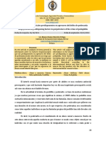 Factores Biopsicosociales Predisponentes en Agresores Del Delito de Pederastia