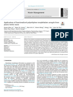 Applications of Functionalized Polyethylene Terephthalate Aerogels From Plastic Bottle Waste 2019