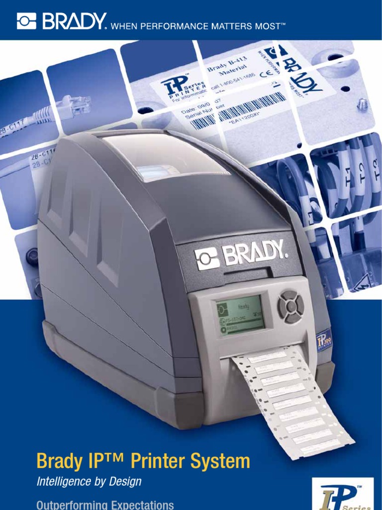 Brady IP Printer Printer Automation