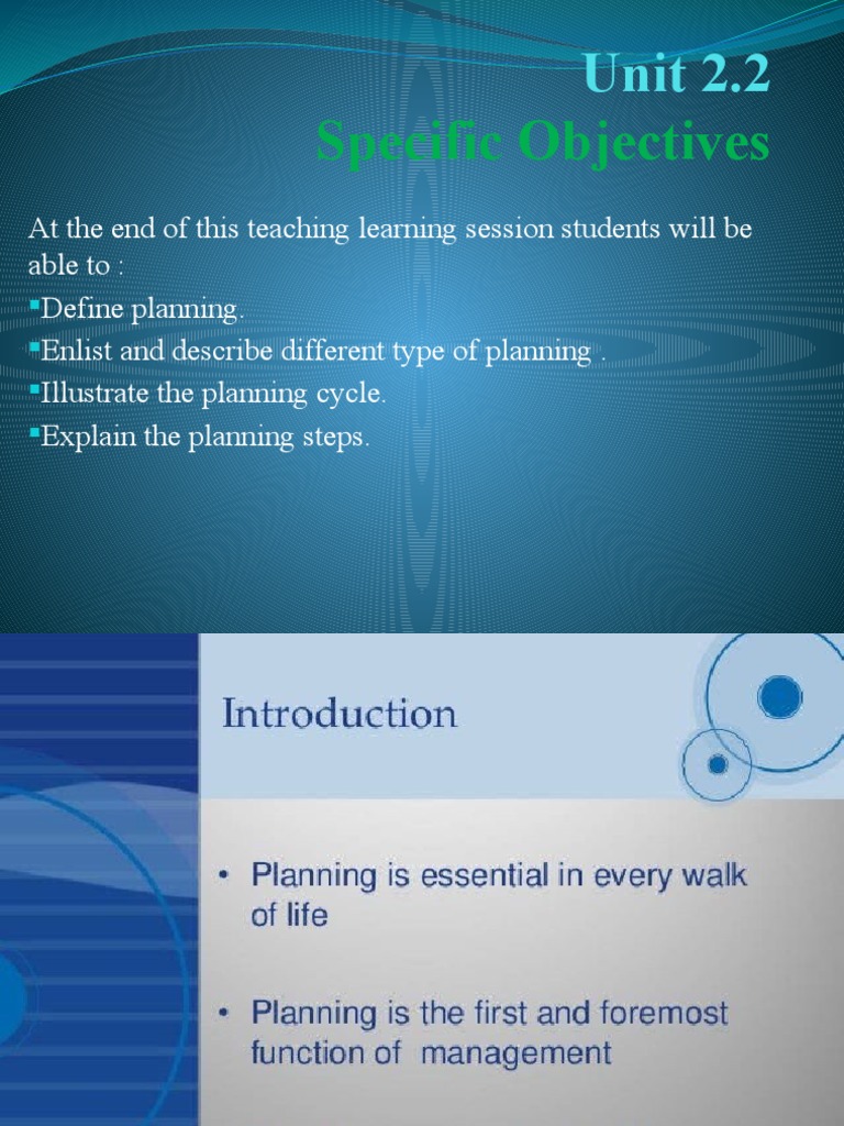 Overview of Planning Types and Cycle | PDF | Evaluation | Policy