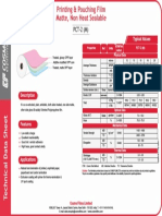 Printing & Pouching Film Matte, Non Heat Sealable: PCT-2 (M)