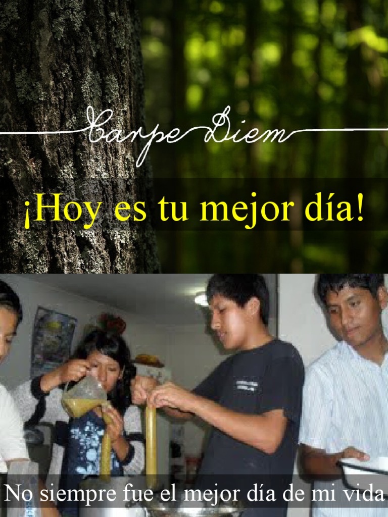 Carpe Diem | PDF | Crecimiento personal y profesional | Relaciones ...