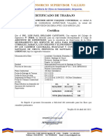 Certificado de Trabajo - Paul