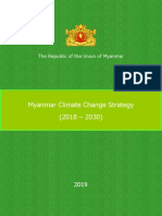 Myanmar Climate Change Strategy (2018 - 2030) : The Republic of The Union of Myanmar