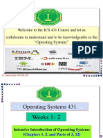 ICS 431 Ch1 2 OS Intensive Introduction