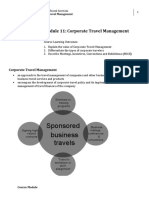 Week 011 Module 11 - Corporate Travel Management 1.0