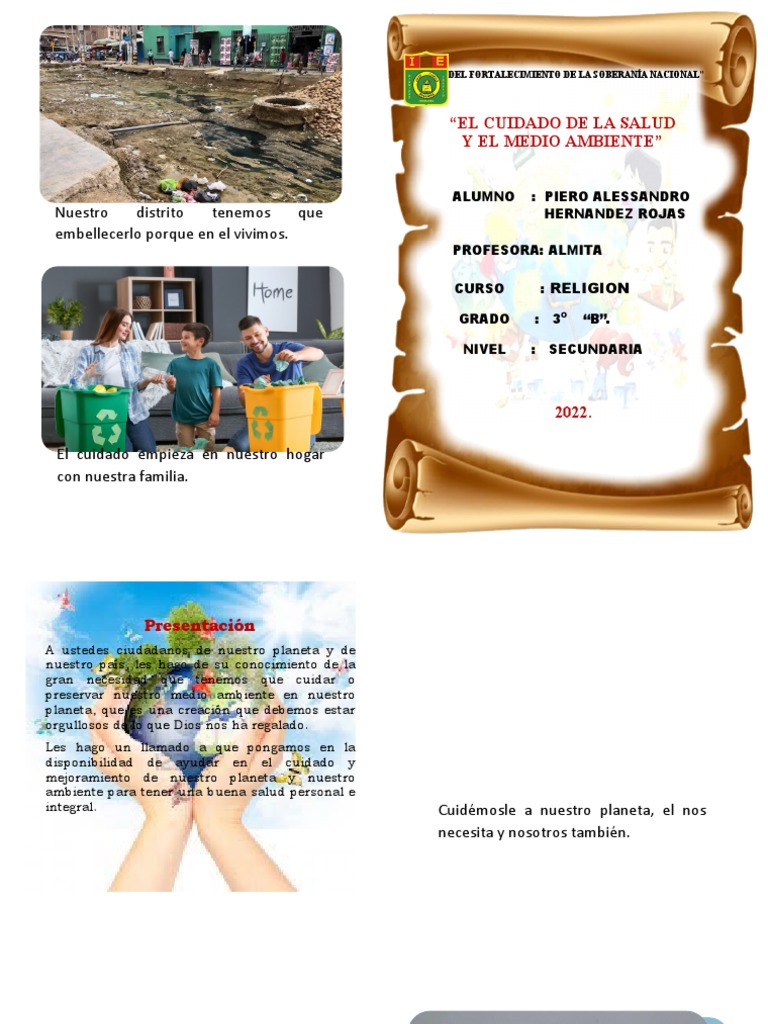 Album Sobre El Cuidado de La Salud y El Medio Ambiente | PDF