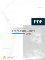 Registro de Etapa Productiva Lineamientos (4954)