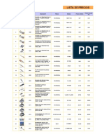 Lista de Precios Clima E-Commerce