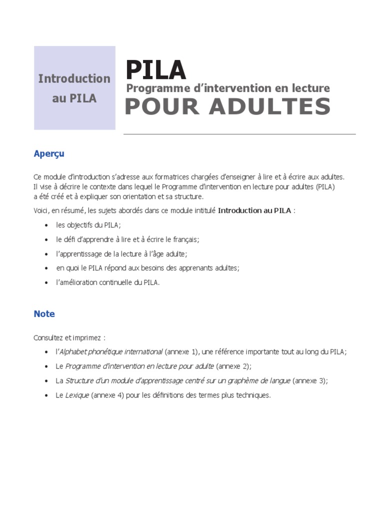 Apprendre à lire et à écrire à l'âge adulte