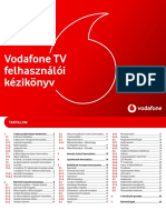 Vodafone TV Felhasználói Kézikönyv