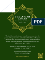 Print - Lumah Award Poster