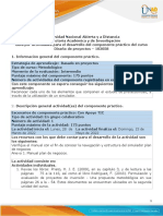 Guía para El Desarrollo Del Componente Práctico y Rúbrica de Evaluación - Unidad 2 - Fase 3 Estudio de Prefactibilidad