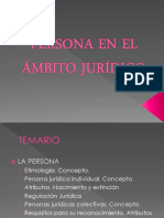 Persona en El Derecho