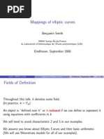 Mappings of Elliptic Curves: Benjamin Smith