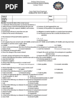 Summative Test 1ST Sem