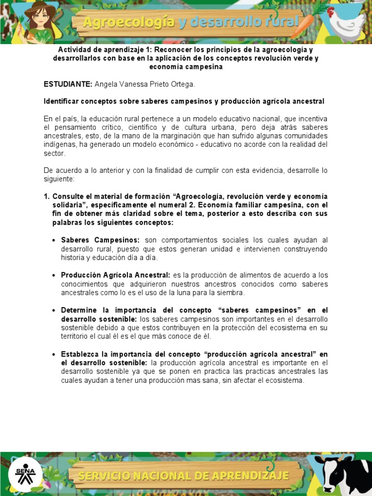 Evidencia Cuadro Comparativo Identificar Conceptos Saberes Campesinos 