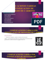 Complicaciones Tardias Por Intoxicacion de Monoxido de Carbono