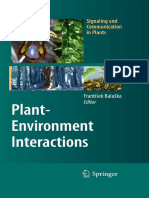 Plant-Environment Interactions From Sensory Plant Biology to Active Plant Behavior ( PDFDrive )