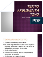 Texto Argumentativo camila