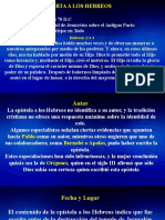 Carta de Los Hebreos?