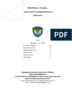 Contoh Proposal Makanan Internasional Macaron