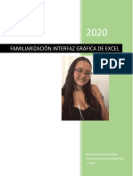 Familiarizacion Interfaz Grafica de Excel Xiomara Perilla