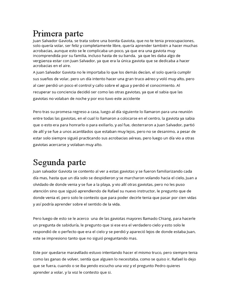Primera Parte | PDF