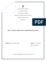 Sujetos y Órganos de La Administración de Justicia