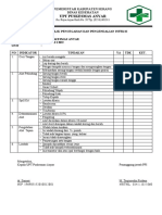 Daftar Tilik Pencegahan Dan Pengendalian Infeksi A4