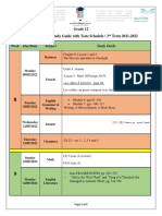 GR 12 - Study Guide - 3rd Midterm Tests