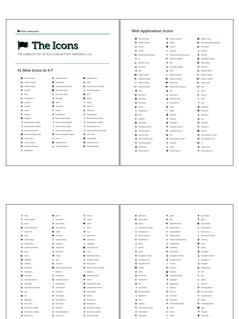 font-awesome-4-7-0-icons-cheatsheet-pdf-teaching-methods-materials