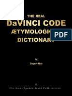 THE REAL DaVINCI CODE ETYMOLOGICAL DICTIONARY