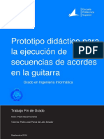 Prototipo didáctico para la ejecución de secuencias de acordes en la guitarra