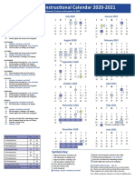 Katy ISD Instruc Onal Calendar 2020-2021