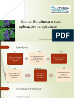 Toxina Botulinica e Suas Aplicaã Ã Es Final